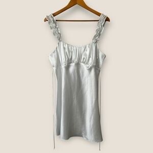 Vintage Linea Donatella White Satin Garment